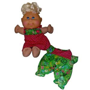 2004 Cabbage Patch Kids Newborn Baby Girl CPK Xavier Roberts + Clothing EUC